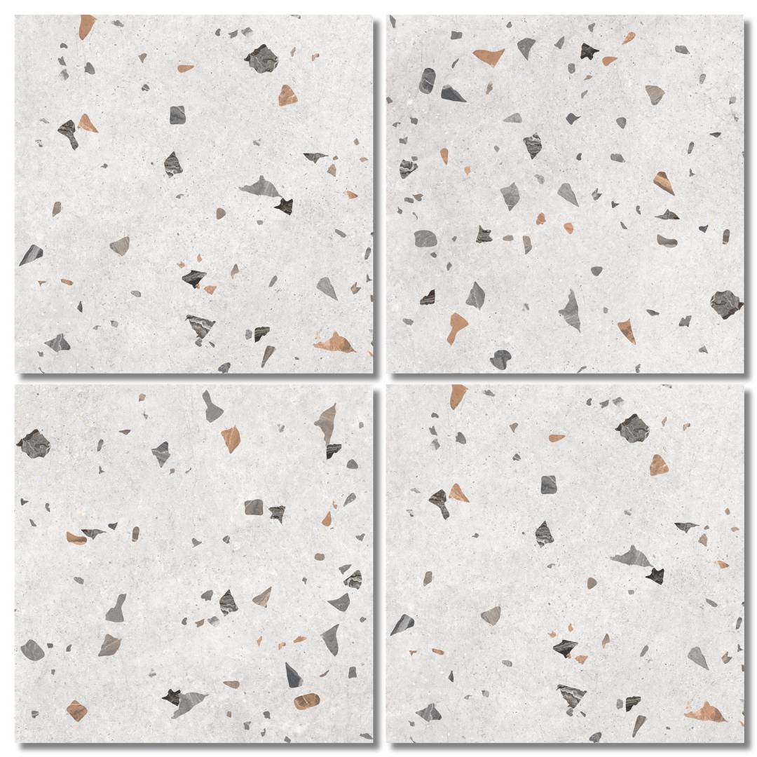 QUARZO GREY DECORE/60х60/матовый керамический гранит