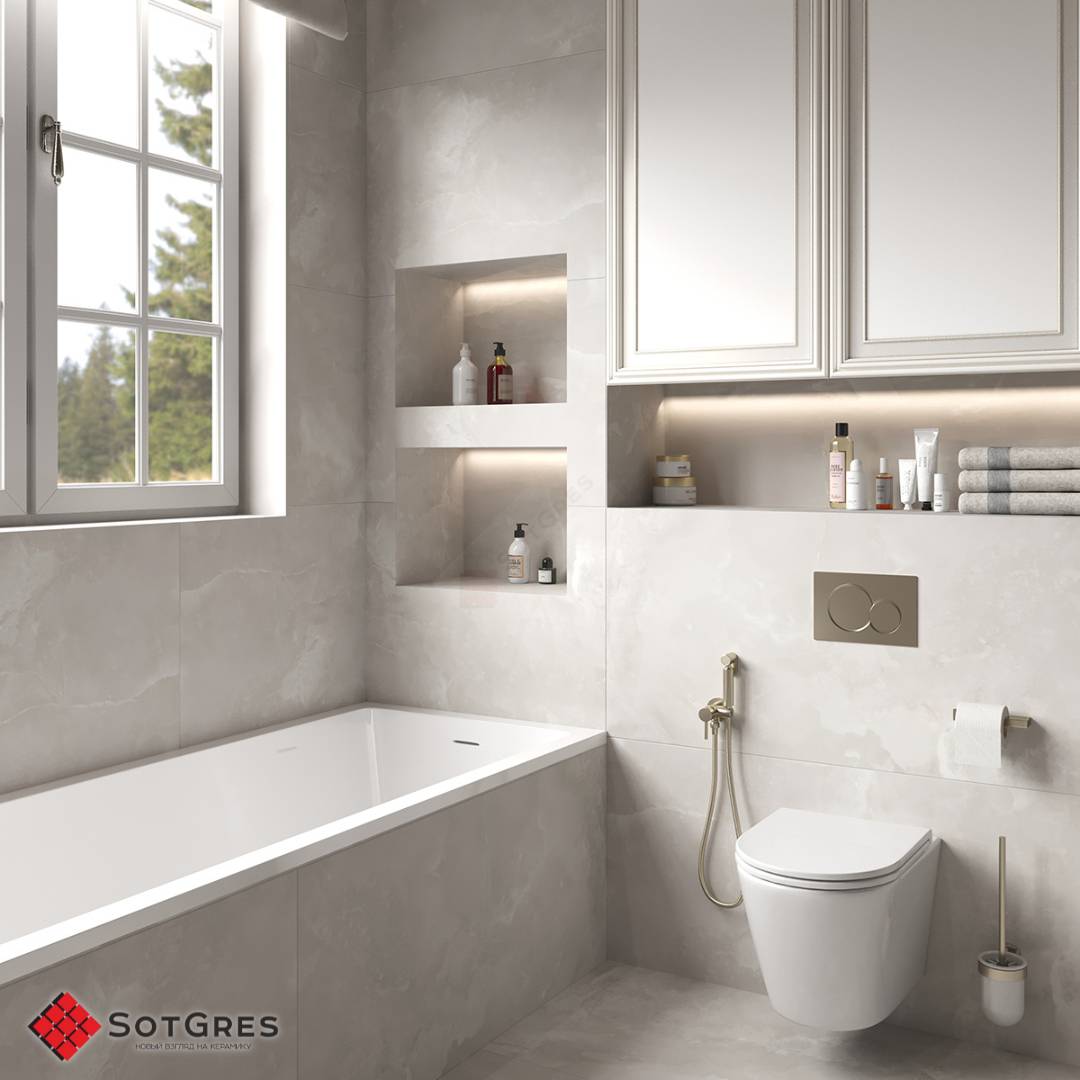 ONYX ELEGANT BIANCO SATIN/Керамогранит сатинированный/60*120