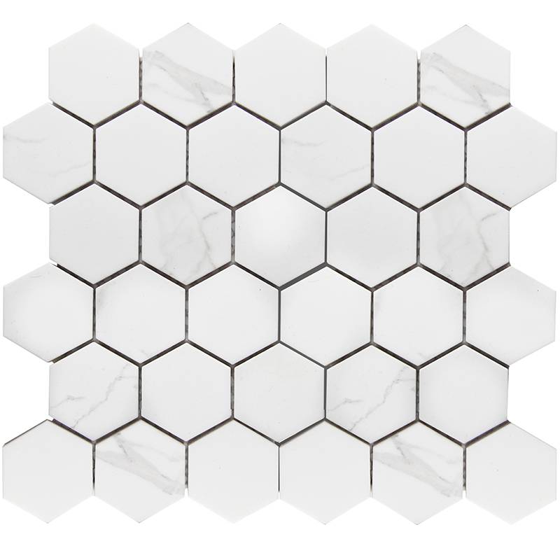 Hexagon small Carrara Matt  (PMMT83017) /265х278х6/ Кер. мозаика