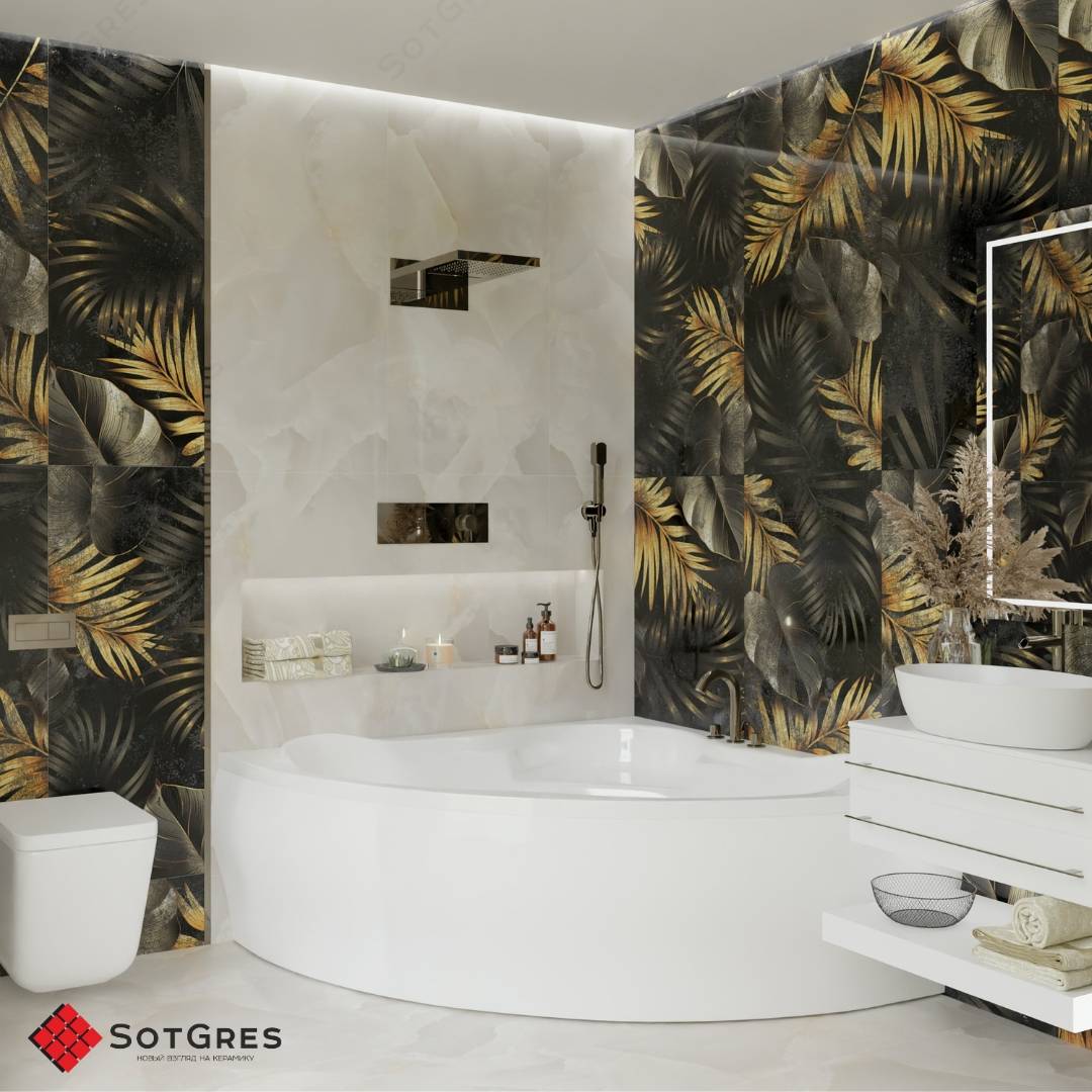 CLOUDY NATURAL /120х60/ глянцевый мягкий бежевый керамический гранит под оникс