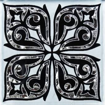 Пегас платина /8*8*0,8/ вставка напольная стекло