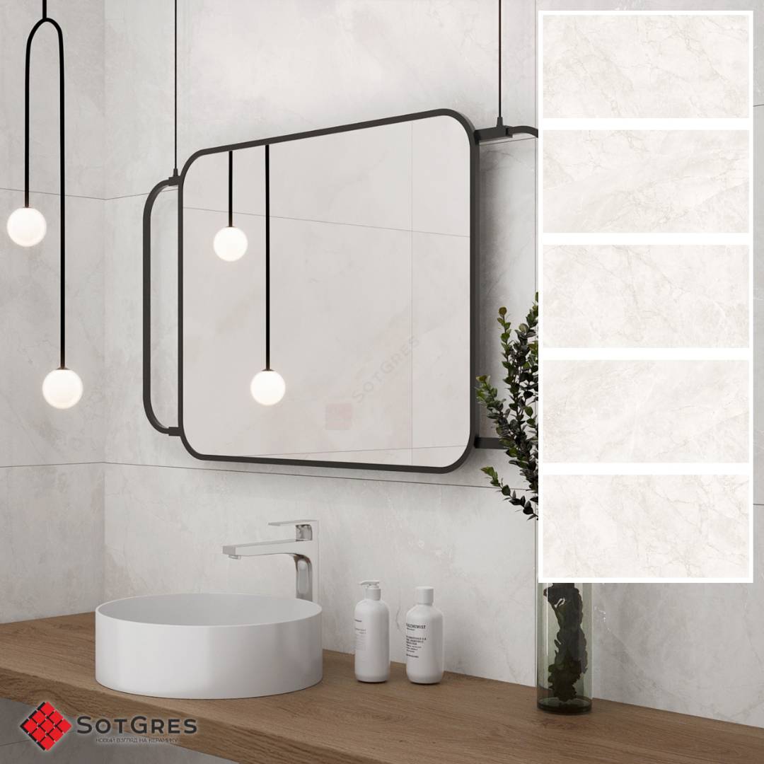 IBERIA CREMA CARVING SATIN/Керамогранит сатинированный/60*120