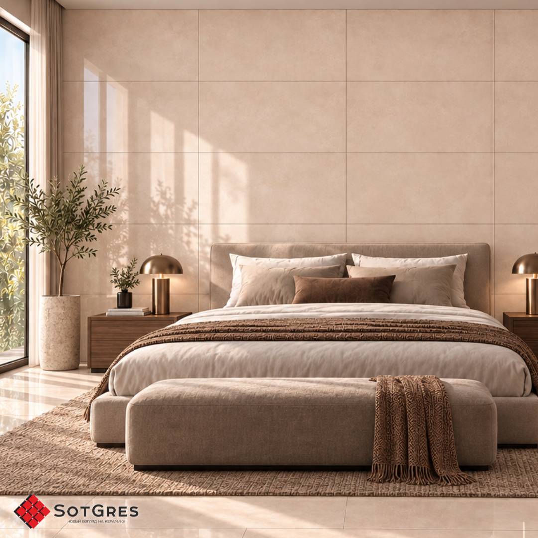 CONCEPT BEIGE/60х120/глянцевый керамический гранит