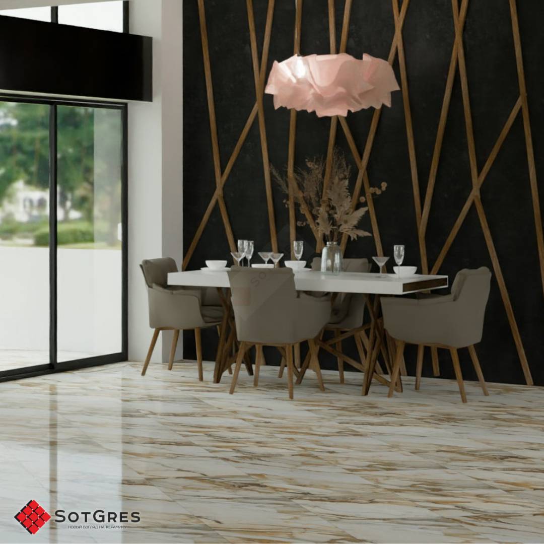 CALCATTA GOLD BORGHINI/60х60/глянцевый керамический гранит