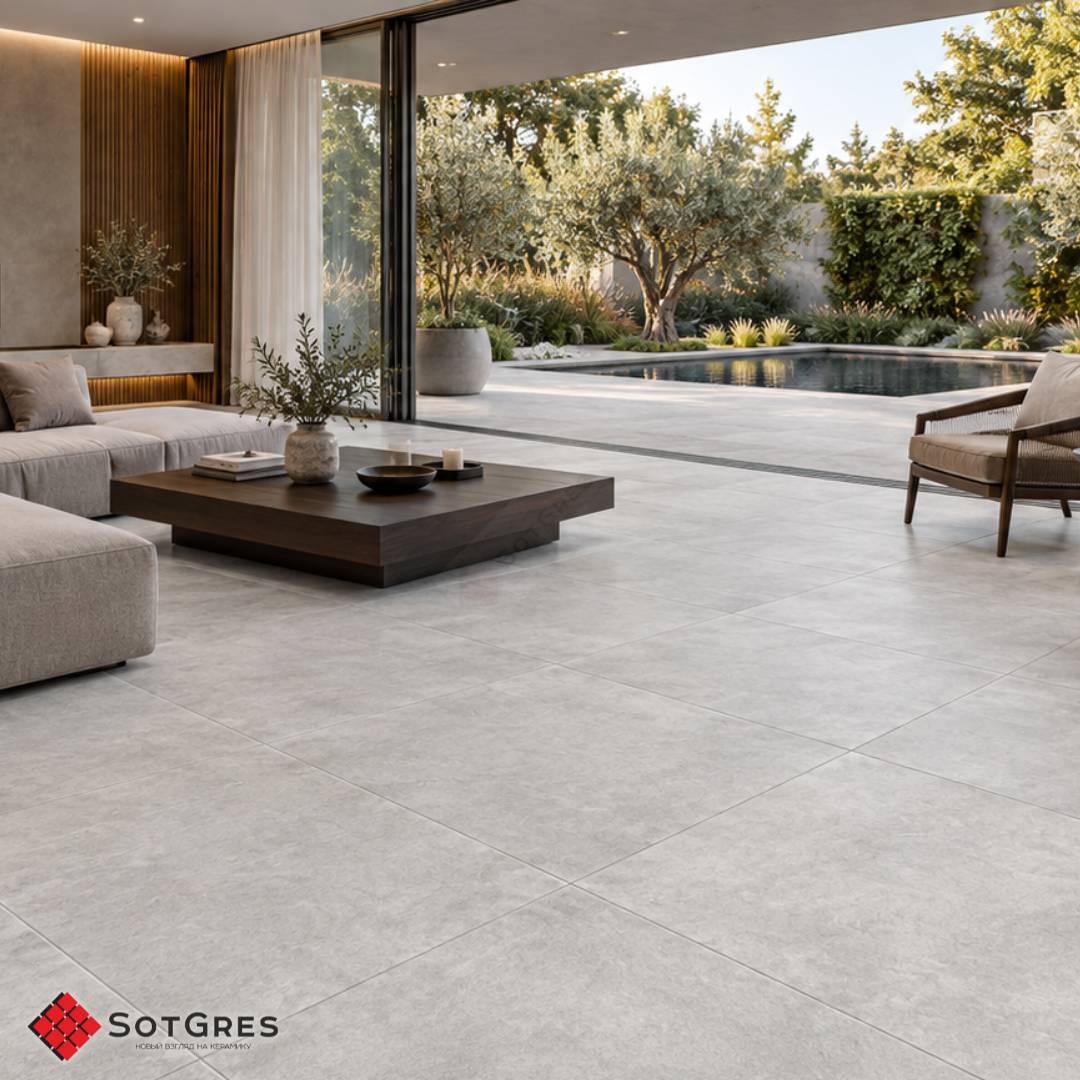 KAROSS GRISEUM/60х120/интенсивный блеск матовый керамический гранит