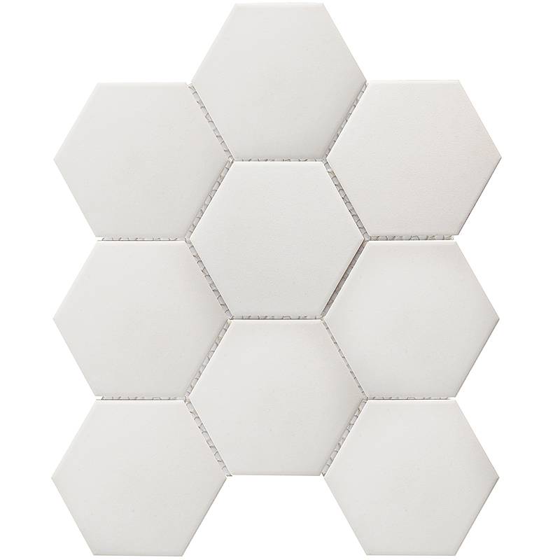 Hexagon big White  Antislip (JFQ51011) /256х295х6/ Кер. мозаика