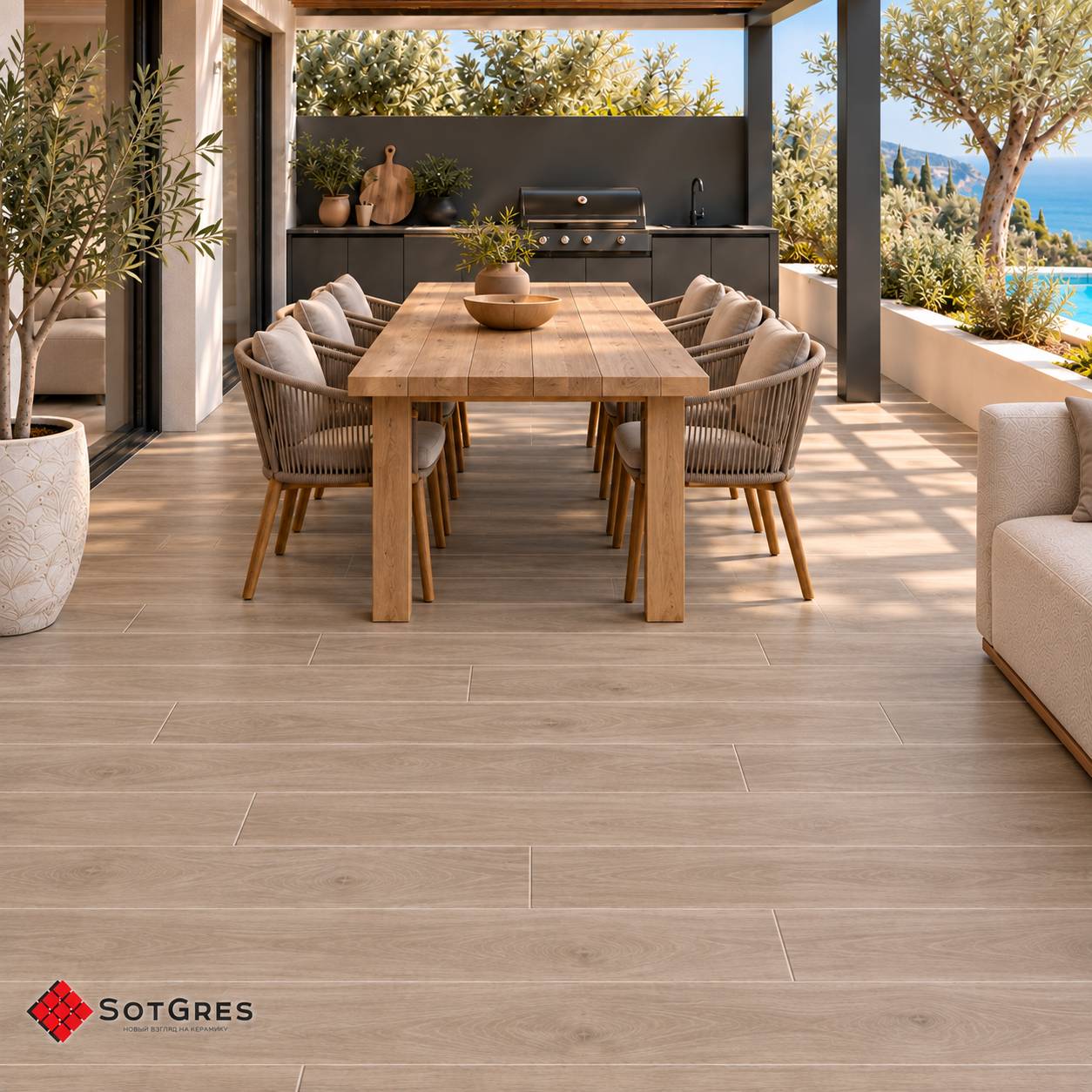 FERROVIA WOOD RIVIERA/20х120/матовый керамический гранит